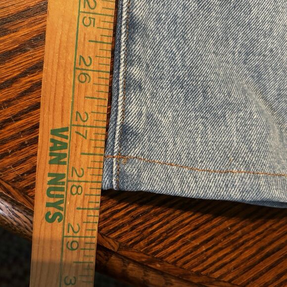 Madewell The 1991 90's Straight-Leg Jean Light Blue Wash Tag 36x32 Actual 38x28 - Picture 11 of 13